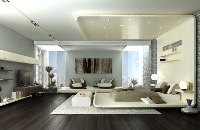 master bedroom Modelo 3D .c4d .max .obj .3ds .fbx .stl .blend 