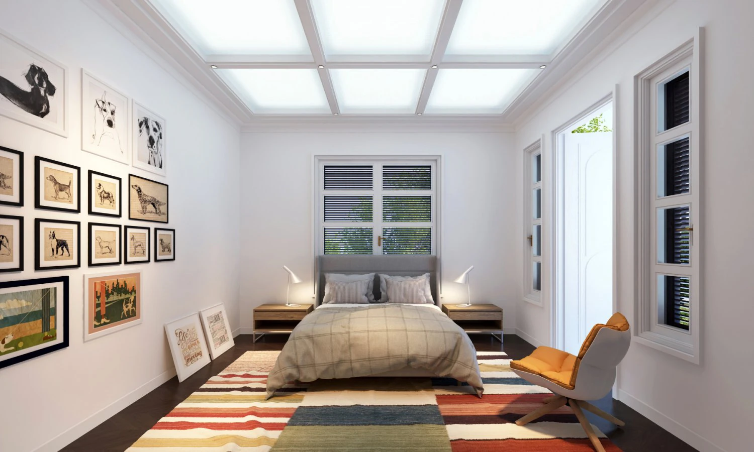 qgl classic bedroom 3D Model .c4d .max .obj .3ds .fbx .stl .blend