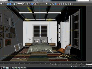 qgl classic bedroom 3D Model