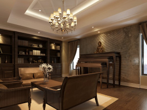 classic reading room 3D Model