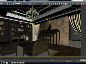 classic reading room 3D मॉडल