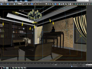 classic reading room 3D Model