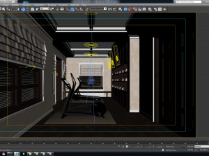 reading room - gym room 3D Модель