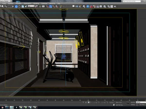 reading room - gym room 3D Model