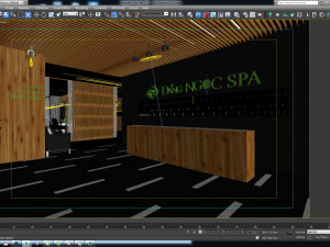 spa reception Model 3D