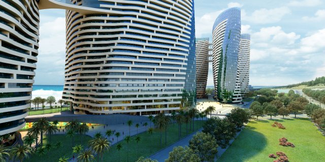 the thing complex building 3D मॉडल .c4d .max .obj .3ds .fbx .stl .blend 