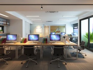 escrit&oacute;rio 01 Modelo 3D