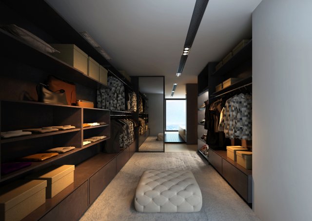 wardrobe and bathroom Modelo 3D .c4d .max .obj .3ds .fbx .stl .blend 
