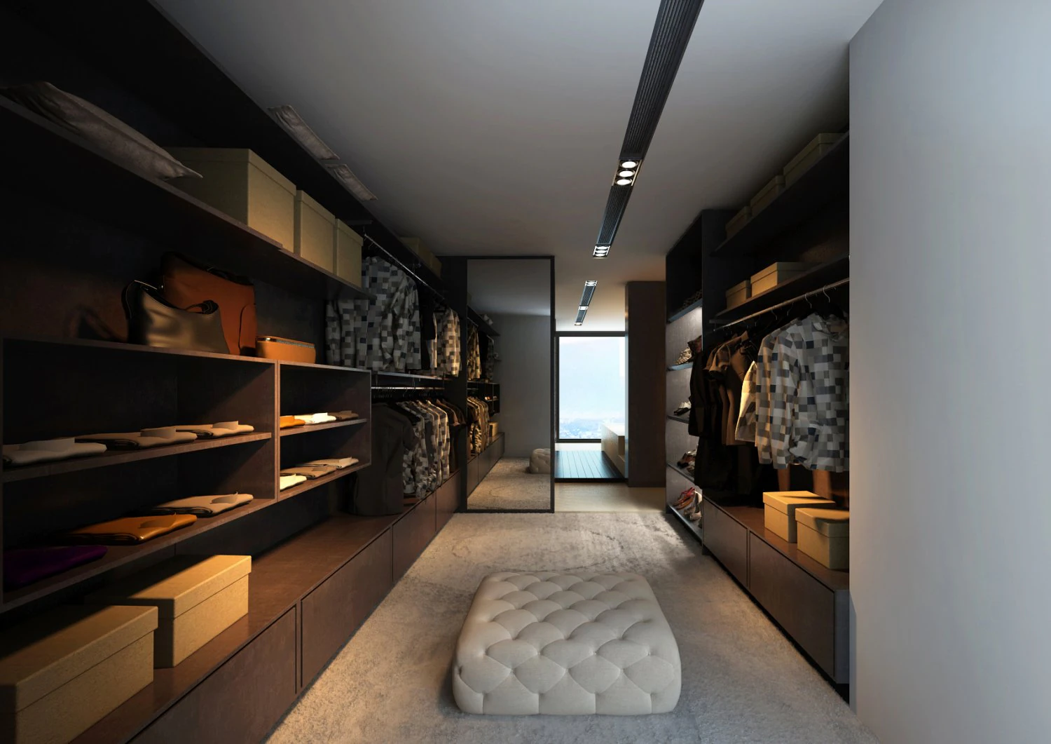 wardrobe and bathroom 3D Model .c4d .max .obj .3ds .fbx .stl .blend 