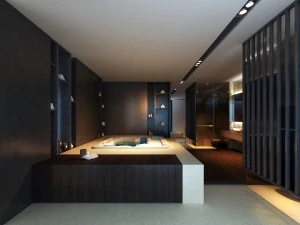 wardrobe and bathroom 3D Model