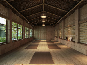 yoga house 3D 모델