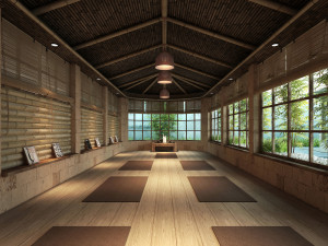 yoga house 3D मॉडल