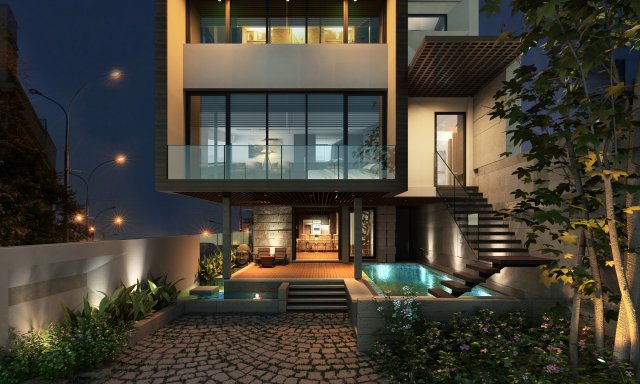 al house 3D 모델 .c4d .max .obj .3ds .fbx .stl .blend 