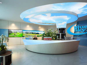 escrit&oacute;rio Modelo 3D