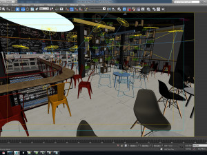 cafe vct2o1 3D Модель