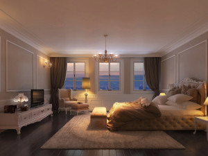classic bedroom 3D Model
