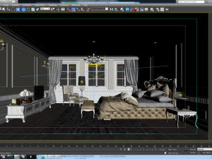 classic bedroom 3D Model