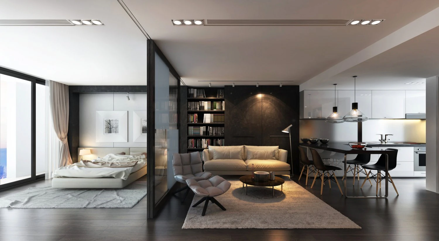qht apartment interior 3D Model .c4d .max .obj .3ds .fbx .stl .blend 