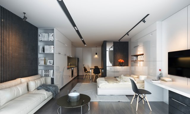 qap4 apartment 3D Model .c4d .max .obj .3ds .fbx .stl .blend 