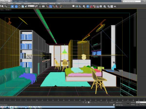 mieszkanie qap4 Model 3D