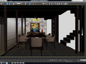 dining room ha 3D मॉडल