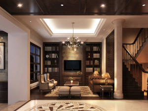 house livingroom qgl Modello 3D