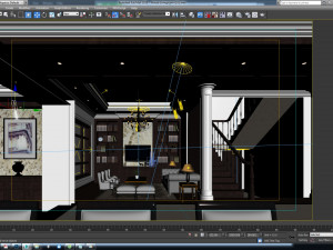 house livingroom qgl Modello 3D