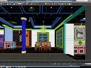house livingroom qgl Modello 3D
