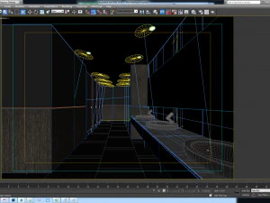 bagno del centro commerciale quartier generale Modello 3D