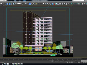 liberty hotel 3Dモデル