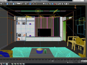 living room ha 3D 모델