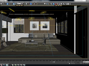living room ha 3D 모델