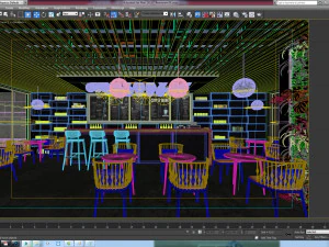 ristorante 01 Modello 3D
