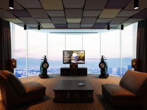 segundo home theater Modelo 3D
