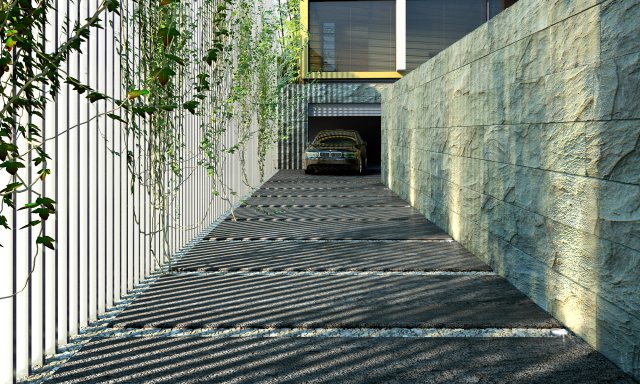 gara way Model 3D .c4d .max .obj .3ds .fbx .stl .blend 