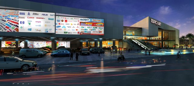 topcare shopping mall Modelo 3D .c4d .max .obj .3ds .fbx .stl .blend 