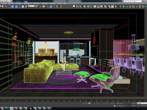 ht livingroom o2 3D 模型