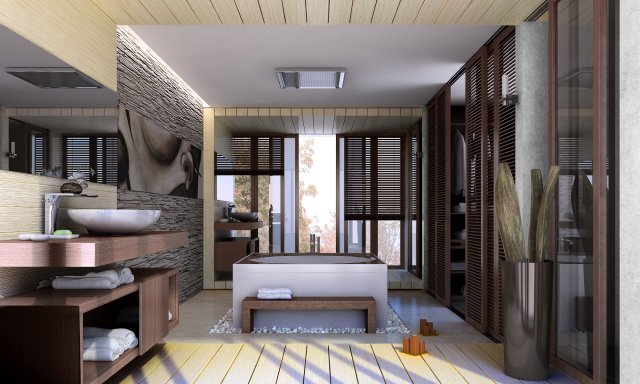 wc master bedroom 3D 模型 .c4d .max .obj .3ds .fbx .stl .blend 