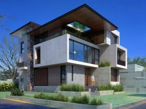 casa de an&uacute;ncios Modelo 3D