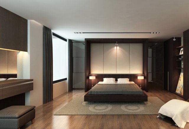 bedroom m Modèle 3D .c4d .max .obj .3ds .fbx .stl .blend 