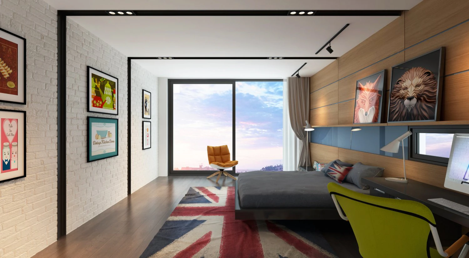 qnd children room 3D Model .c4d .max .obj .3ds .fbx .stl .blend 