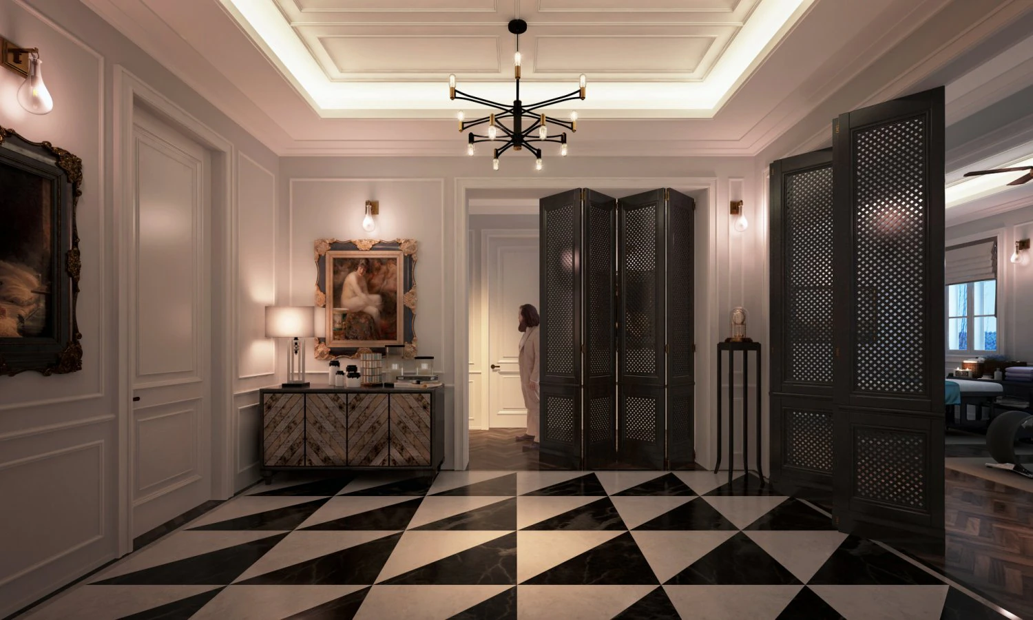classic lobby 3rd vc 3D Model .c4d .max .obj .3ds .fbx .stl .blend 