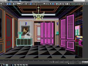 classic lobby 3rd vc 3D Модель