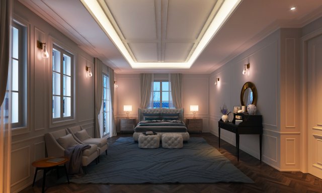 classic masterbed vc Modelo 3D .c4d .max .obj .3ds .fbx .stl .blend 