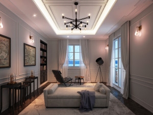 classic readingroom vc Model 3D