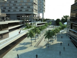 cn complex building Modèle 3D