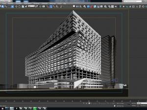 cn complex building Modèle 3D