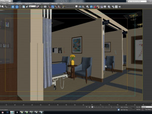 consulting-room Modello 3D