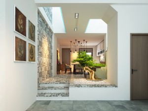 ct exterior and interior houses Modello 3D