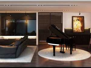 Aq penthouse livingroom 3D Model